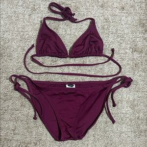 BECCA Rich Purple Bikini Set